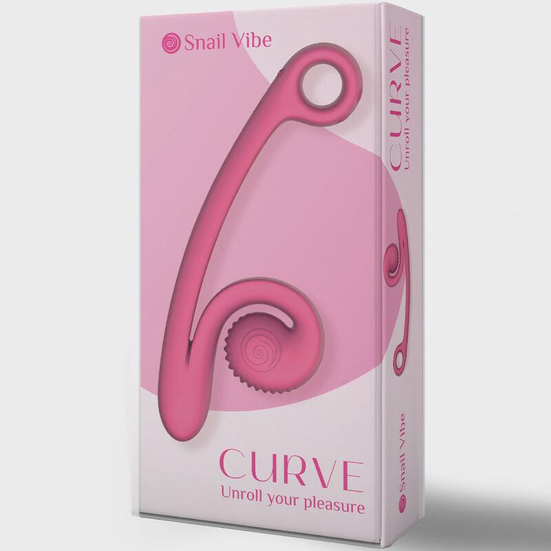 snail vibe vibratore curva rosa