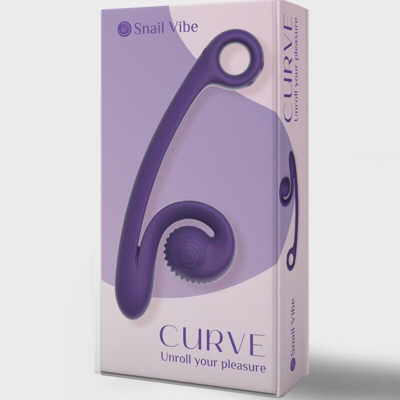 snail vibe vibratore curva rosa