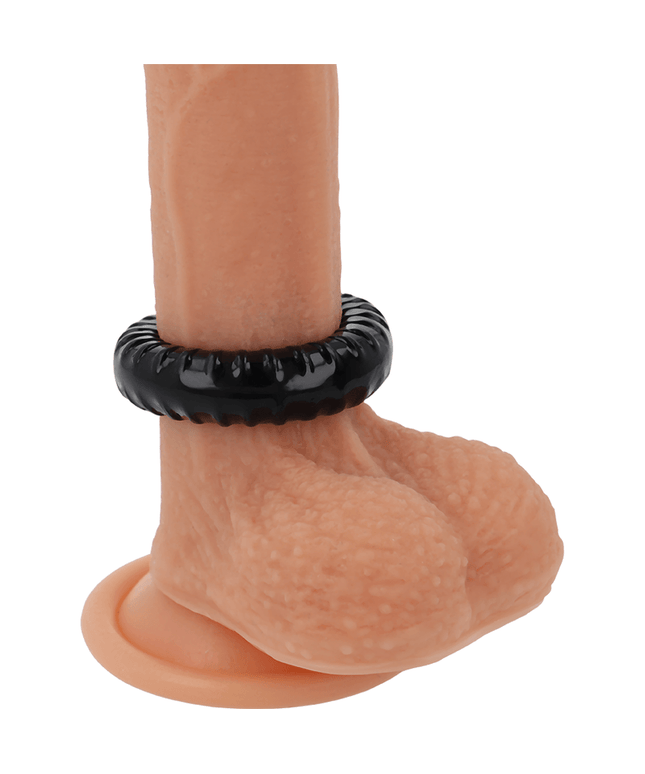 powering anello per pene super flessibile e resistente 4 5 cm pr07 nero