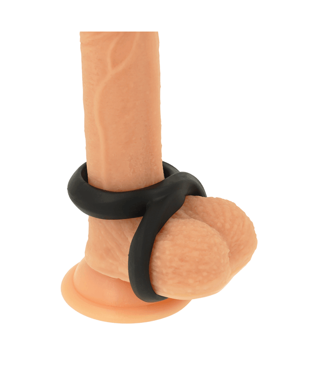 powering anello per pene e testicoli super flessibile e resistente pr12 nero