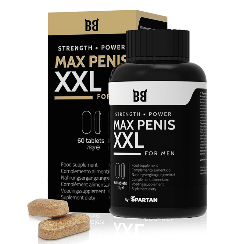 BLACK BULL - MAX PENIS XXL FORZA + POTENZA PER UOMINI 60 COMPRESSE - Only Vibes