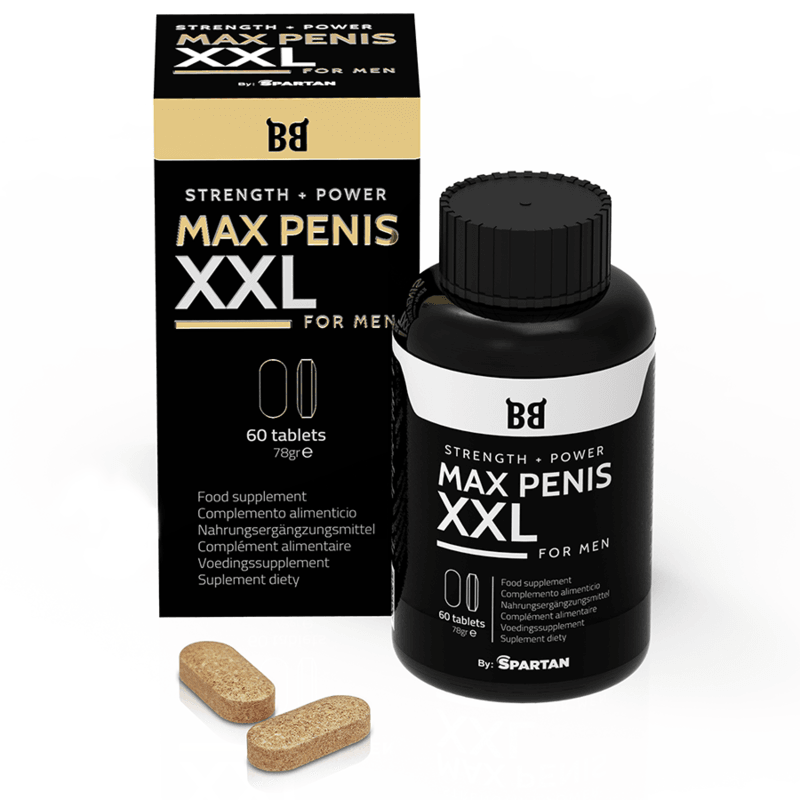 BLACK BULL - MAX PENIS XXL FORZA + POTENZA PER UOMINI 60 COMPRESSE - Only Vibes