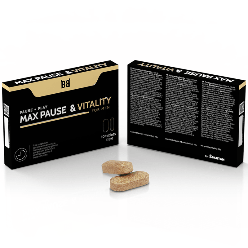 BLACK BULL - MAX PAUSE & VITALITY RETARDANT PER UOMINI 10 CAPSULE - Only Vibes