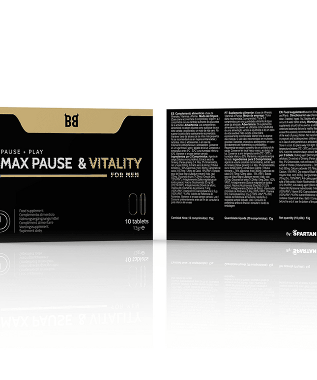 BLACK BULL - MAX PAUSE & VITALITY RETARDANT PER UOMINI 10 CAPSULE - Only Vibes
