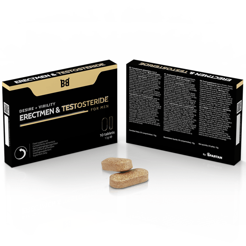 BLACK BULL - POTENZA ERECTMEN E TESTOSTERIDE E TESTOSTERONE PER UOMINI 10 CAPSULE - Only Vibes