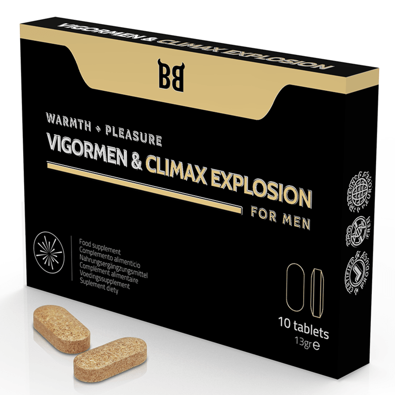 BLACK BULL - VIGORMEN & CLIMAX EXPLOSION MAGGIORE PIACERE PER GLI UOMINI 10 CAPSULE - Only Vibes