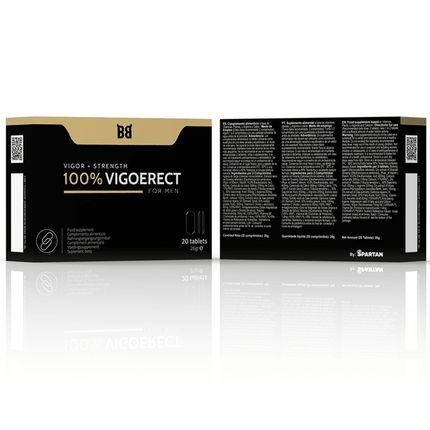 BLACK BULL - 100% VIGOERECT VIGORE + FORZA PER UOMINI 20 COMPRESSE - Only Vibes