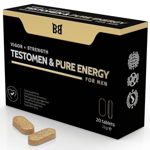 BLACK BULL - TESTOMEN E POTENZIATORE DI ENERGIA PURA PER UOMINI 20 CAPSULE - Only Vibes