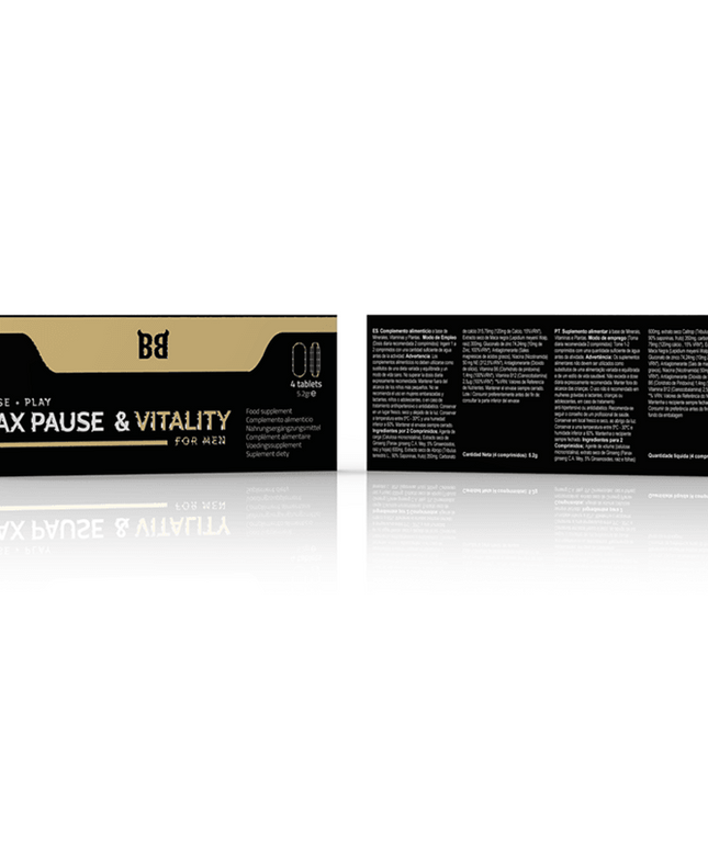 BLACK BULL - MAX PAUSE & VITALITY RETARDANT PER UOMINI 4 CAPSULE - Only Vibes