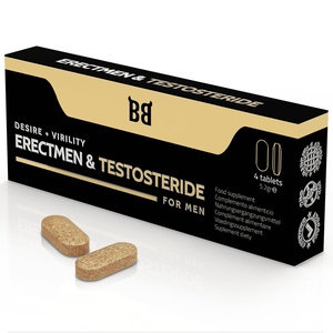 BLACK BULL - POTENZA ERECTMEN E TESTOSTERIDE E TESTOSTERONE PER UOMINI 4 CAPSULE - Only Vibes