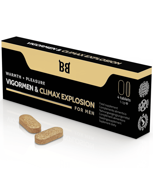 BLACK BULL - VIGORMEN & CLIMAX EXPLOSION MAGGIORE PIACERE PER GLI UOMINI 4 CAPSULE - Only Vibes