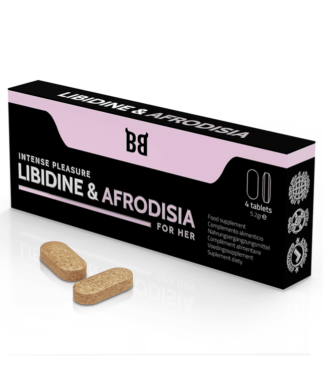 BLACK BULL - LIBIDINE E AFRODISIA PIACERE INTENSO PER LEI 4 COMPRESSE - Only Vibes