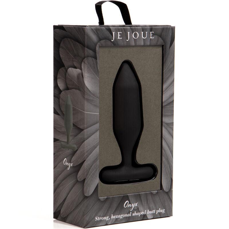 je joue vibratore plug anale onyx nero