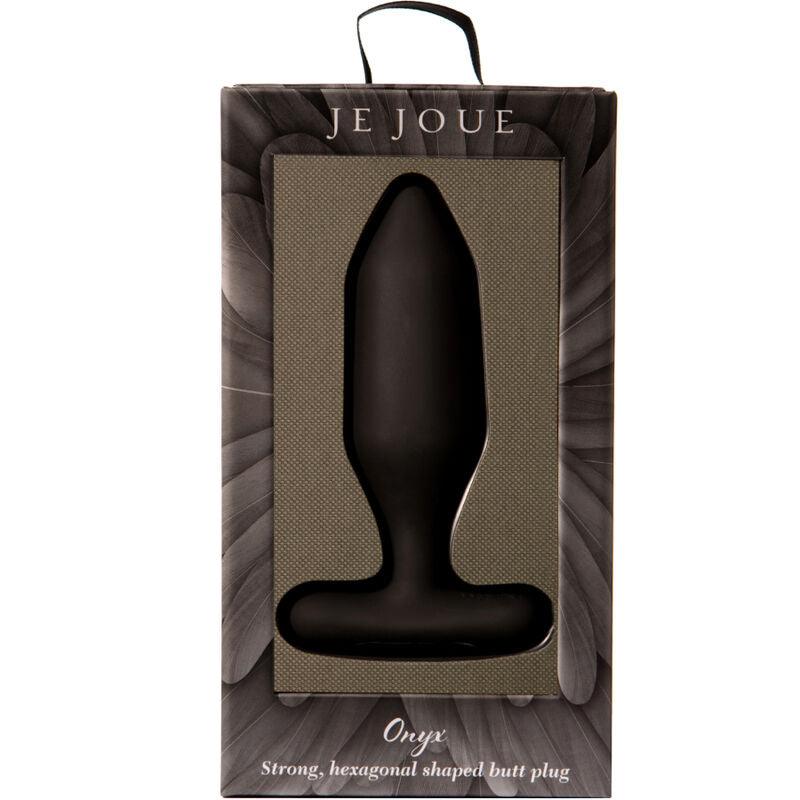 je joue vibratore plug anale onyx nero