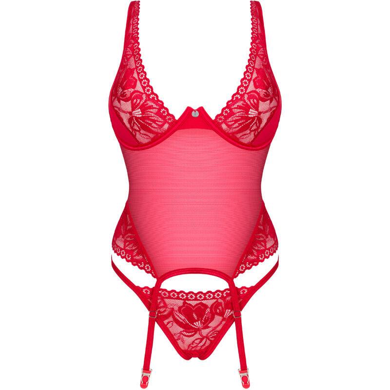 obsessive corsetto lacelove rosso xs s