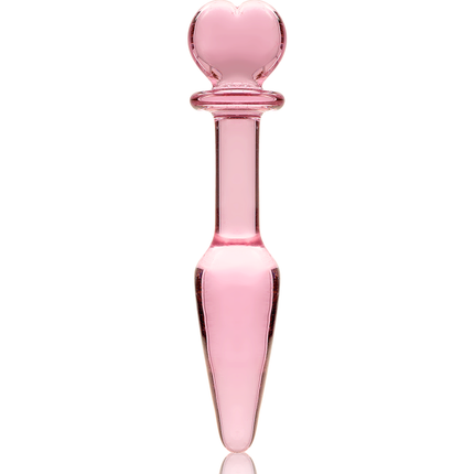 NEBULA SERIES BY IBIZA - MODELLO 7 PLUG ANALE VETRO BOROSILICATO TRASPARENTE 13.5 CM -O- 3 CM