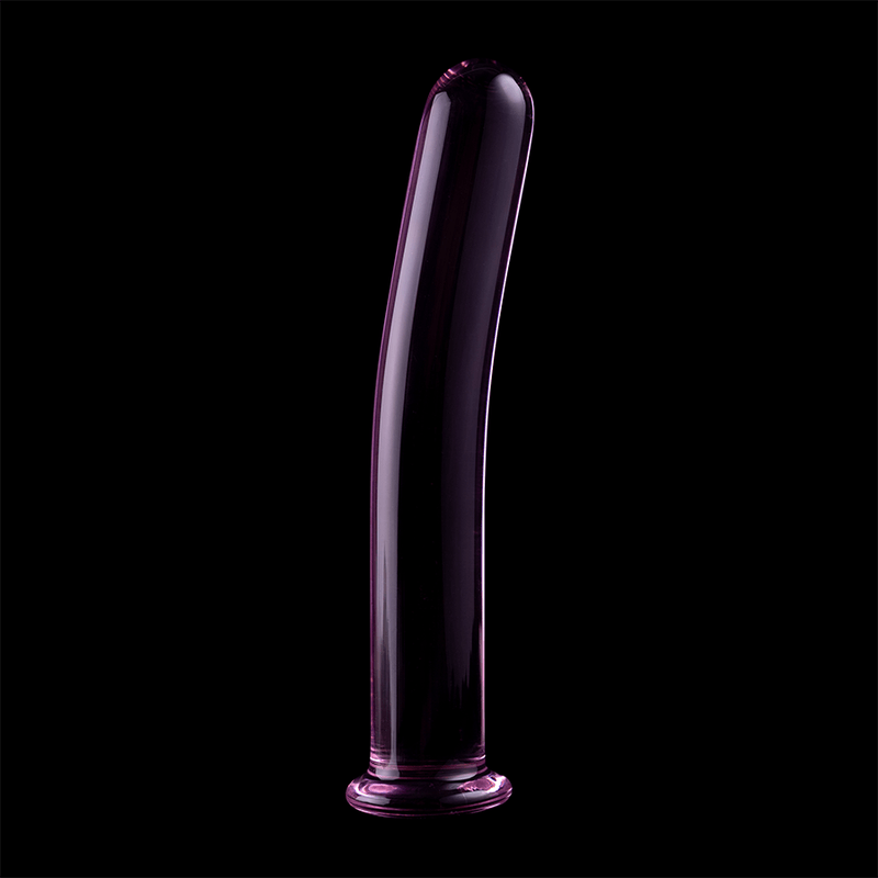 nebula series by ibiza modello 8 dildo in vetro borosilicato trasparente 14 5 cm o 2 cm