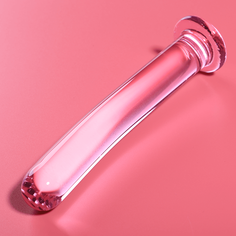 nebula series by ibiza modello 8 dildo in vetro borosilicato trasparente 14 5 cm o 2 cm