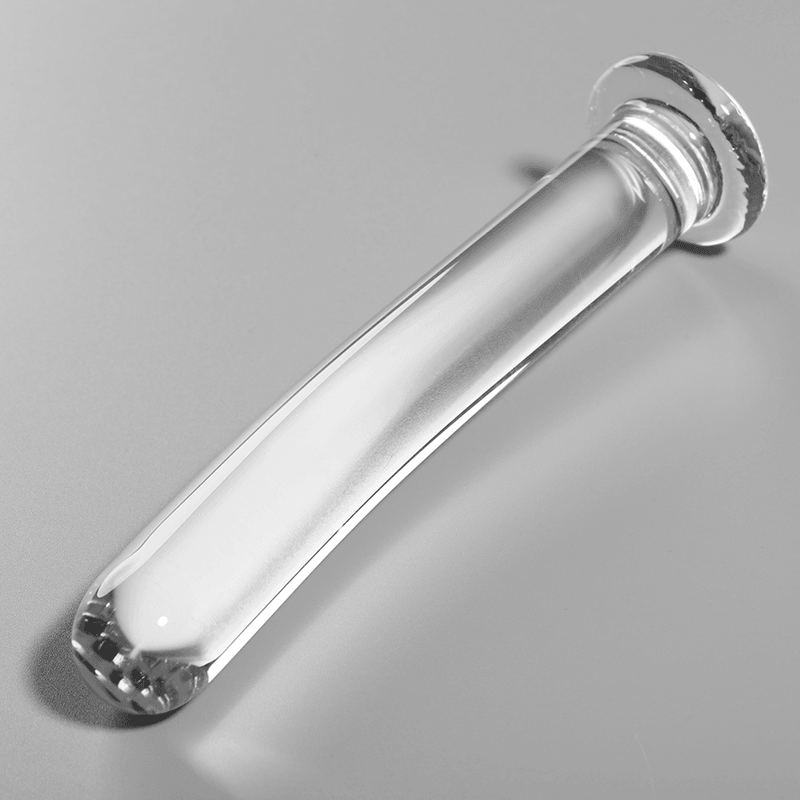 nebula series by ibiza modello 9 dildo in vetro borosilicato trasparente 15 5 cm o 2 5 cm