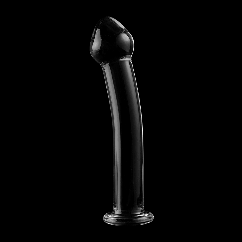 nebula series by ibiza modello 11 dildo in vetro borosilicato trasparente 16 cm o 3 cm