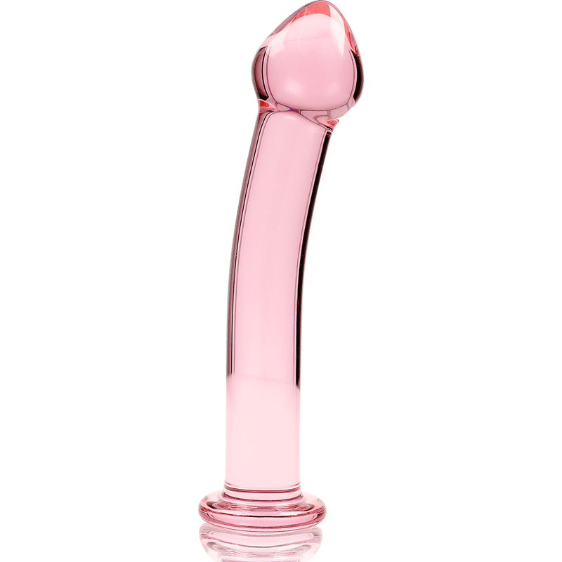 nebula series by ibiza modello 11 dildo in vetro borosilicato trasparente 16 cm o 3 cm