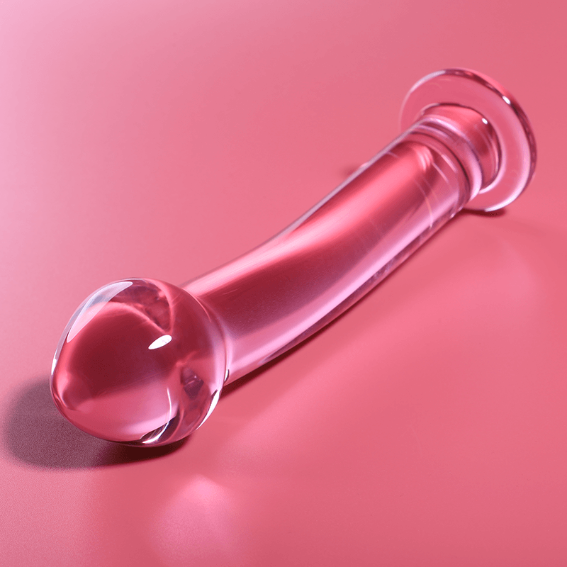 nebula series by ibiza modello 11 dildo in vetro borosilicato trasparente 16 cm o 3 cm