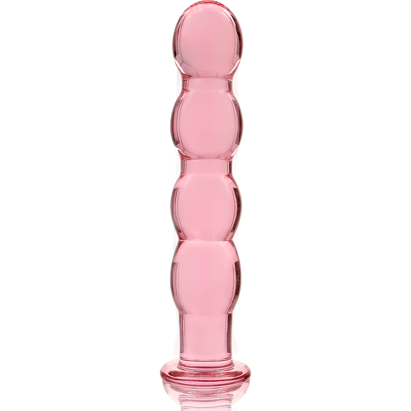 nebula series by ibiza modello 10 dildo in vetro borosilicato trasparente 16 5 cm o 3 5 cm