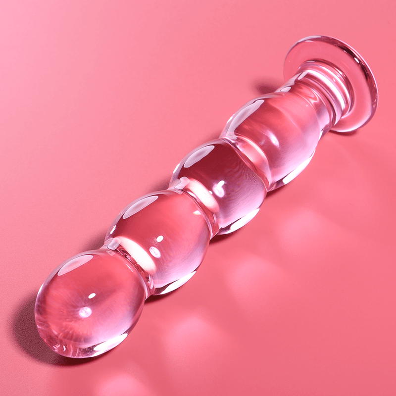 nebula series by ibiza modello 10 dildo in vetro borosilicato trasparente 16 5 cm o 3 5 cm