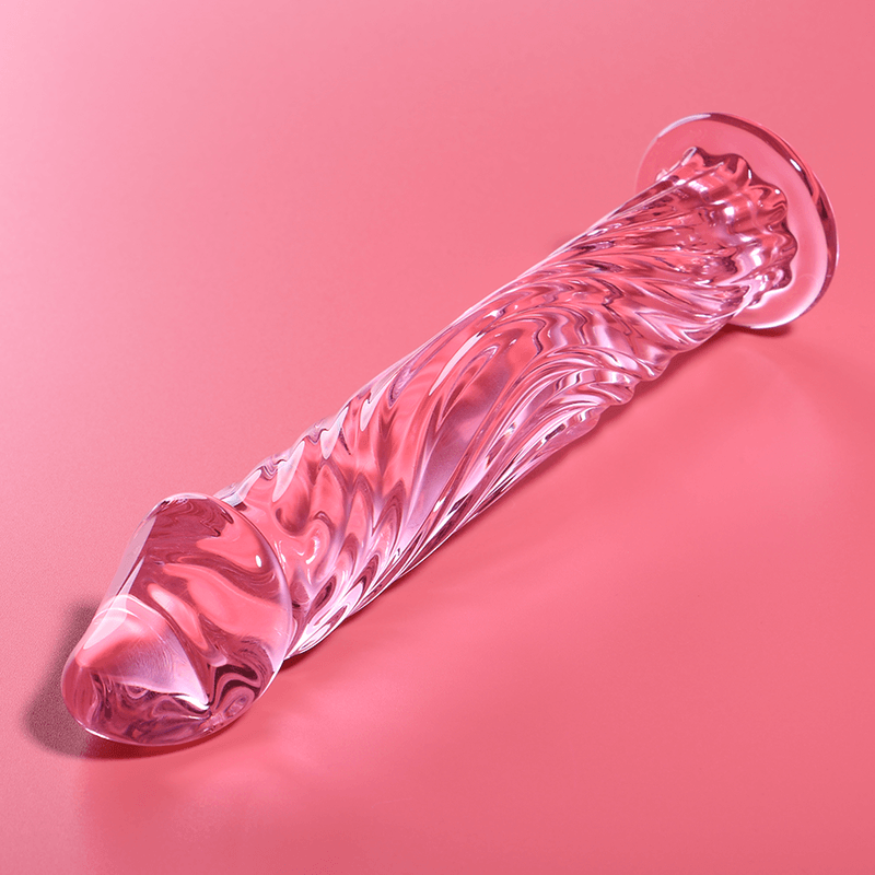 nebula series by ibiza modello 12 dildo in vetro borosilicato trasparente 17 cm o 3 5 cm