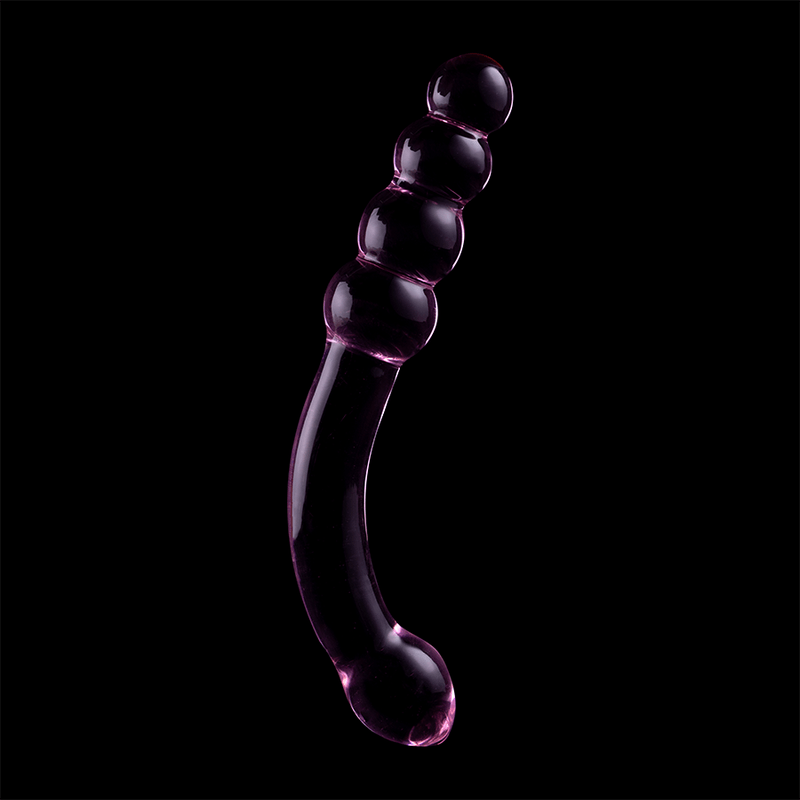 nebula series by ibiza modello 14 dildo in vetro borosilicato trasparente 18 5 cm o 3 cm