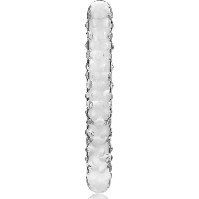 nebula series by ibiza modello 15 dildo in vetro borosilicato trasparente 18 5 cm o 3 cm