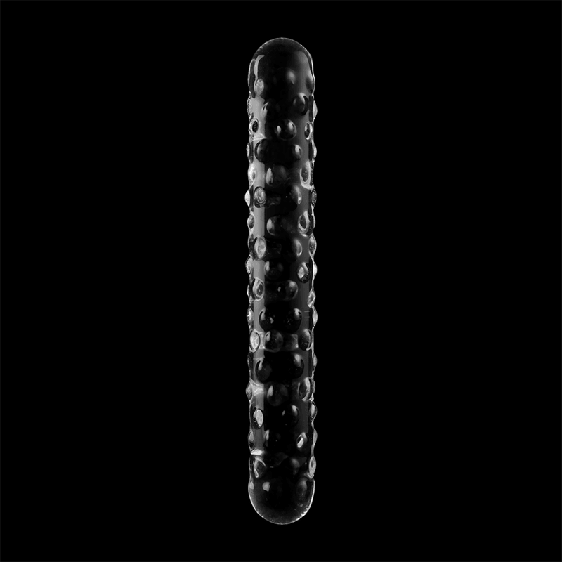 nebula series by ibiza modello 15 dildo in vetro borosilicato trasparente 18 5 cm o 3 cm