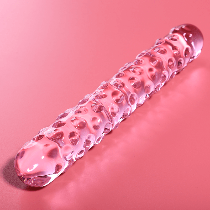 nebula series by ibiza modello 15 dildo in vetro borosilicato trasparente 18 5 cm o 3 cm