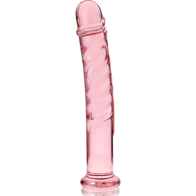 nebula series by ibiza modello 16 dildo in vetro borosilicato trasparente 18 5 cm o 3 cm