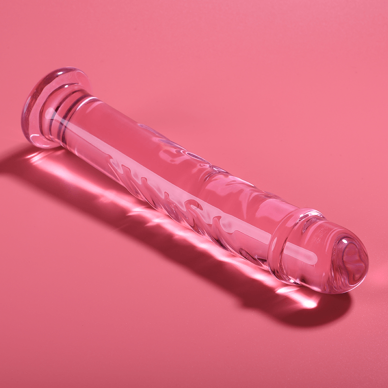 nebula series by ibiza modello 16 dildo in vetro borosilicato trasparente 18 5 cm o 3 cm