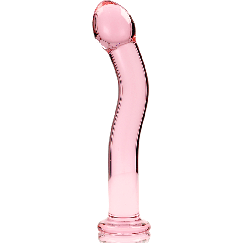 nebula series by ibiza modello 18 dildo in vetro borosilicato trasparente 18 5 cm o 3 5 cm