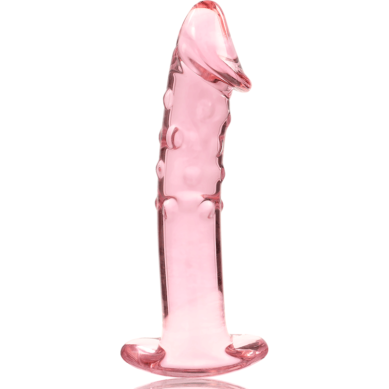 nebula series by ibiza modello 19 dildo in vetro borosilicato trasparente 18 5 cm o 4 cm