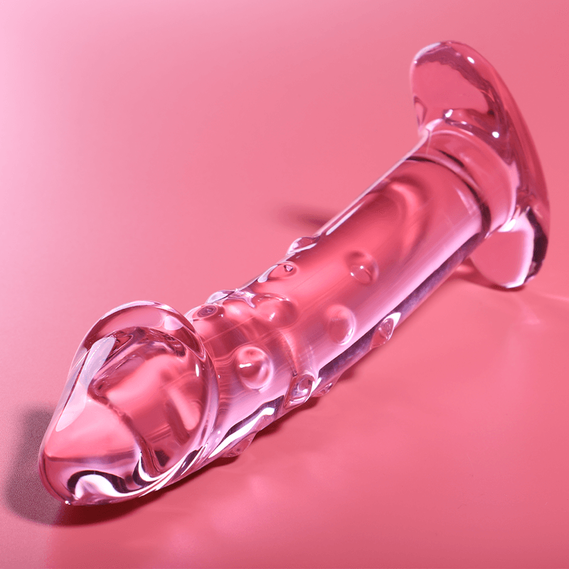 nebula series by ibiza modello 19 dildo in vetro borosilicato trasparente 18 5 cm o 4 cm