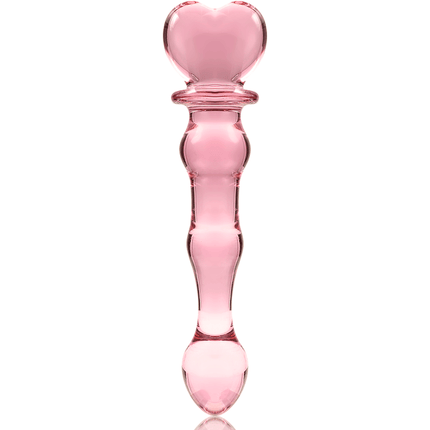 nebula series by ibiza modello 21 dildo in vetro borosilicato trasparente 20 5 cm o 3 5 cm