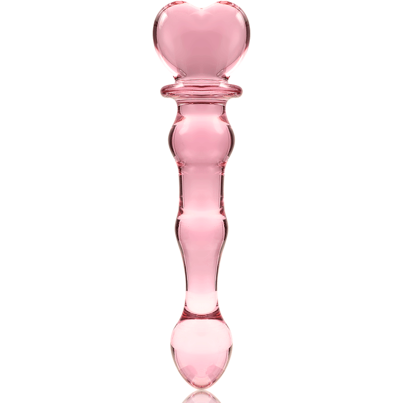 nebula series by ibiza modello 21 dildo in vetro borosilicato trasparente 20 5 cm o 3 5 cm