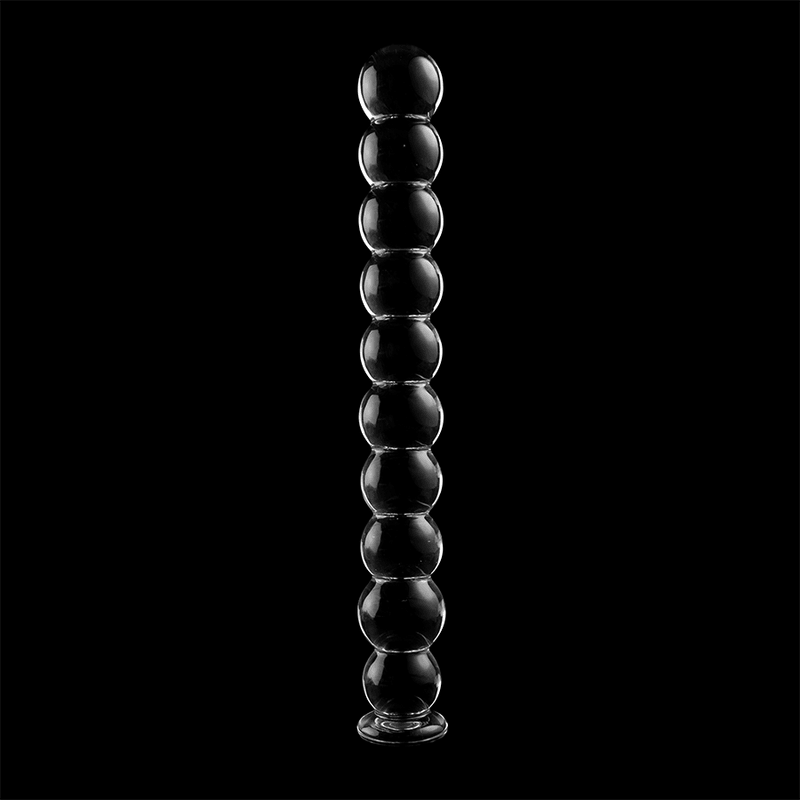 nebula series by ibiza modello 22 dildo in vetro borosilicato trasparente 21 5 cm o 2 5 cm