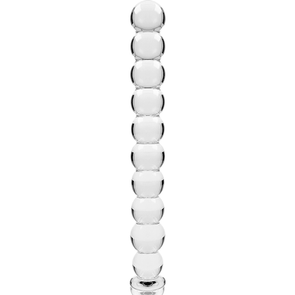 nebula series by ibiza modello 22 dildo in vetro borosilicato trasparente 21 5 cm o 2 5 cm