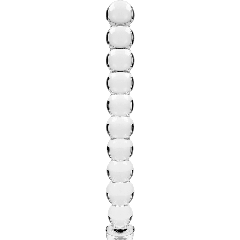 nebula series by ibiza modello 22 dildo in vetro borosilicato trasparente 21 5 cm o 2 5 cm