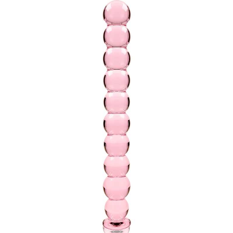 nebula series by ibiza modello 22 dildo in vetro borosilicato trasparente 21 5 cm o 2 5 cm