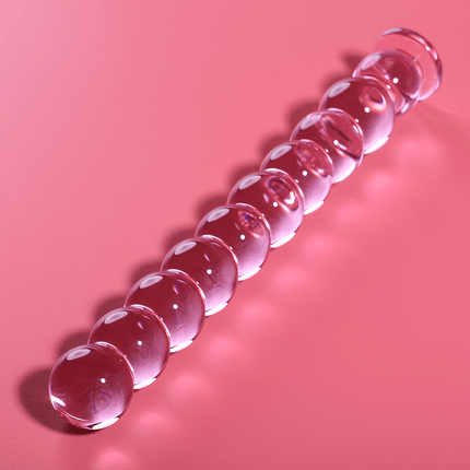 nebula series by ibiza modello 22 dildo in vetro borosilicato trasparente 21 5 cm o 2 5 cm