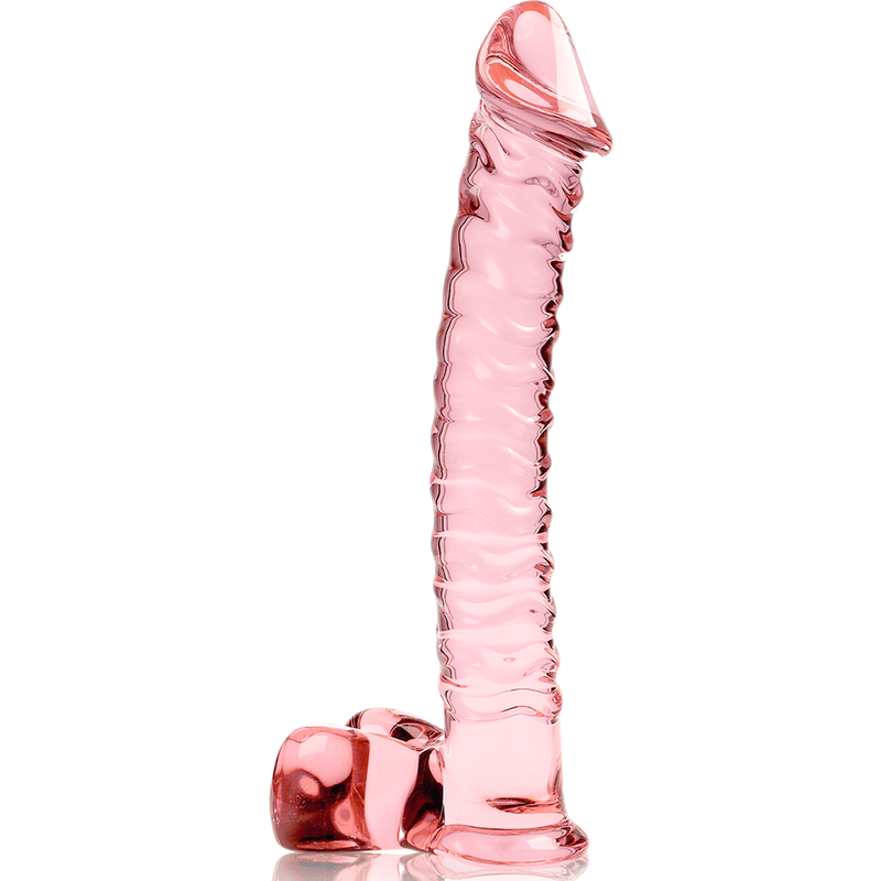 nebula series by ibiza modello 23 dildo in vetro borosilicato trasparente 21 5 cm o 4 cm