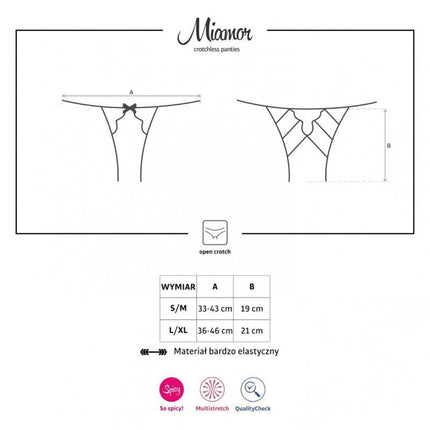 OBSESSIVE - MIAMOR SLIP SENZA CAVALLO S/M - Only Vibes