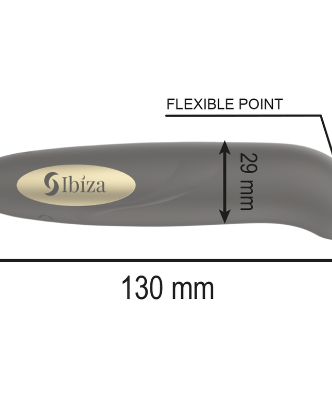 IBIZA - STIMOLATORE CLITORIDE CARICATORE USB 10 MODALIT VIBRAZIONE DORATO 13 X 2,9