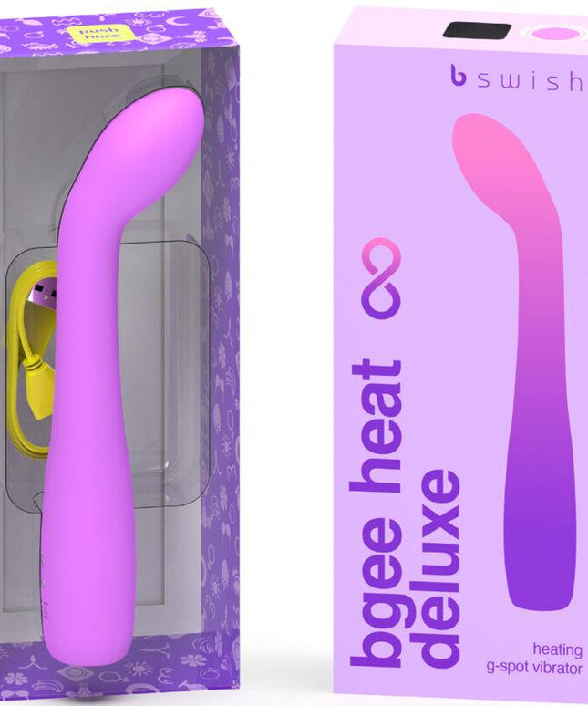 b swish bgee heat infinite deluxe vibratore ricaricabile lavanda silicone