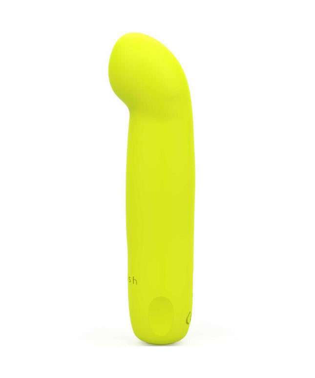b swish bcute curve infinite classic vibratore in silicone ricaricabile giallo
